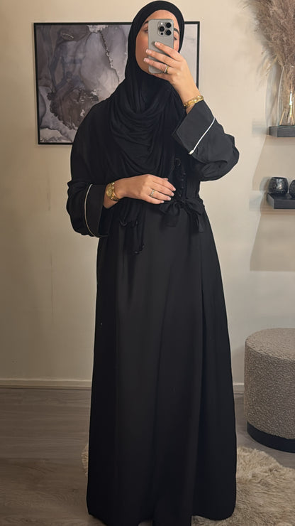 Alessia abaya zwart